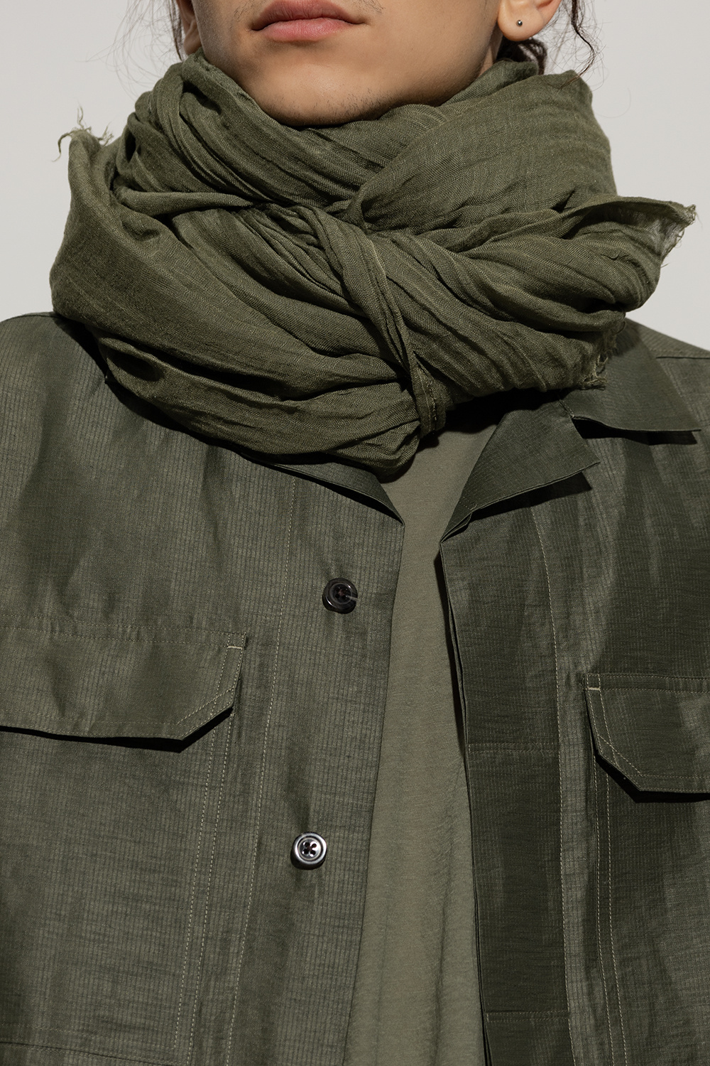 【関税&送料込】Rick Owens Silk Scarf RICK OWENS - ACCESSORIES - Rick Owens